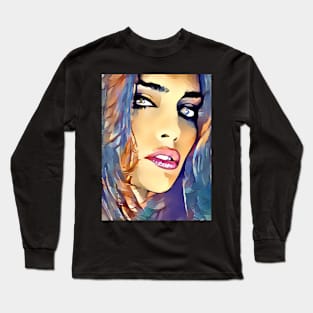 Girl Face Long Sleeve T-Shirt